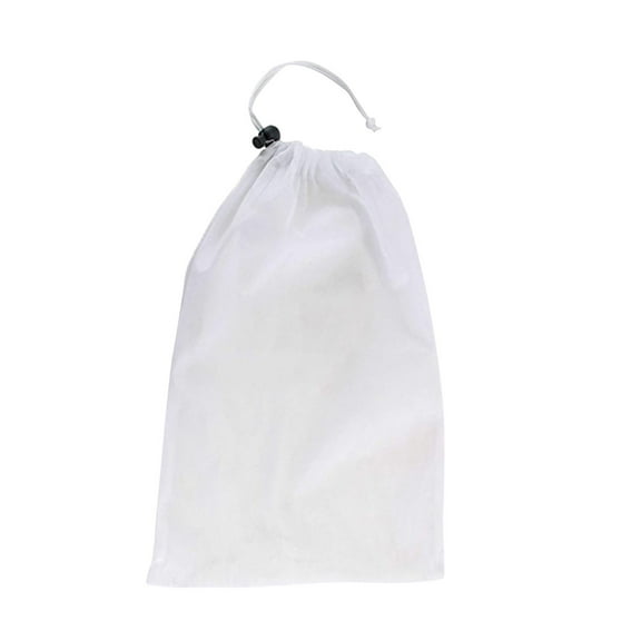white Pool Leaf Vacuum Cleaner Replacement Filter Bag Fine Mesh Cloth Durable Debris Catcher Compatible With Most Brands #65VV5