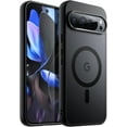 thumbnail image 1 of AQWAL-Magnetic Case for Google Pixel 9/9 Pro 2024, Compatible with MagSafe, Translucent Matte Back Shockproof Phone Cover (Black), 1 of 4