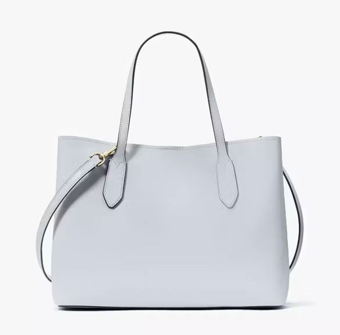 Kate Spade Harper Pale Sapphirine Leather Satchel Crossbody Tote