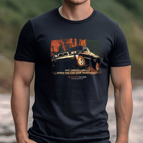 Toyota Tacoma Mens Big and Tall Retro Tshirt Vintage Off Road