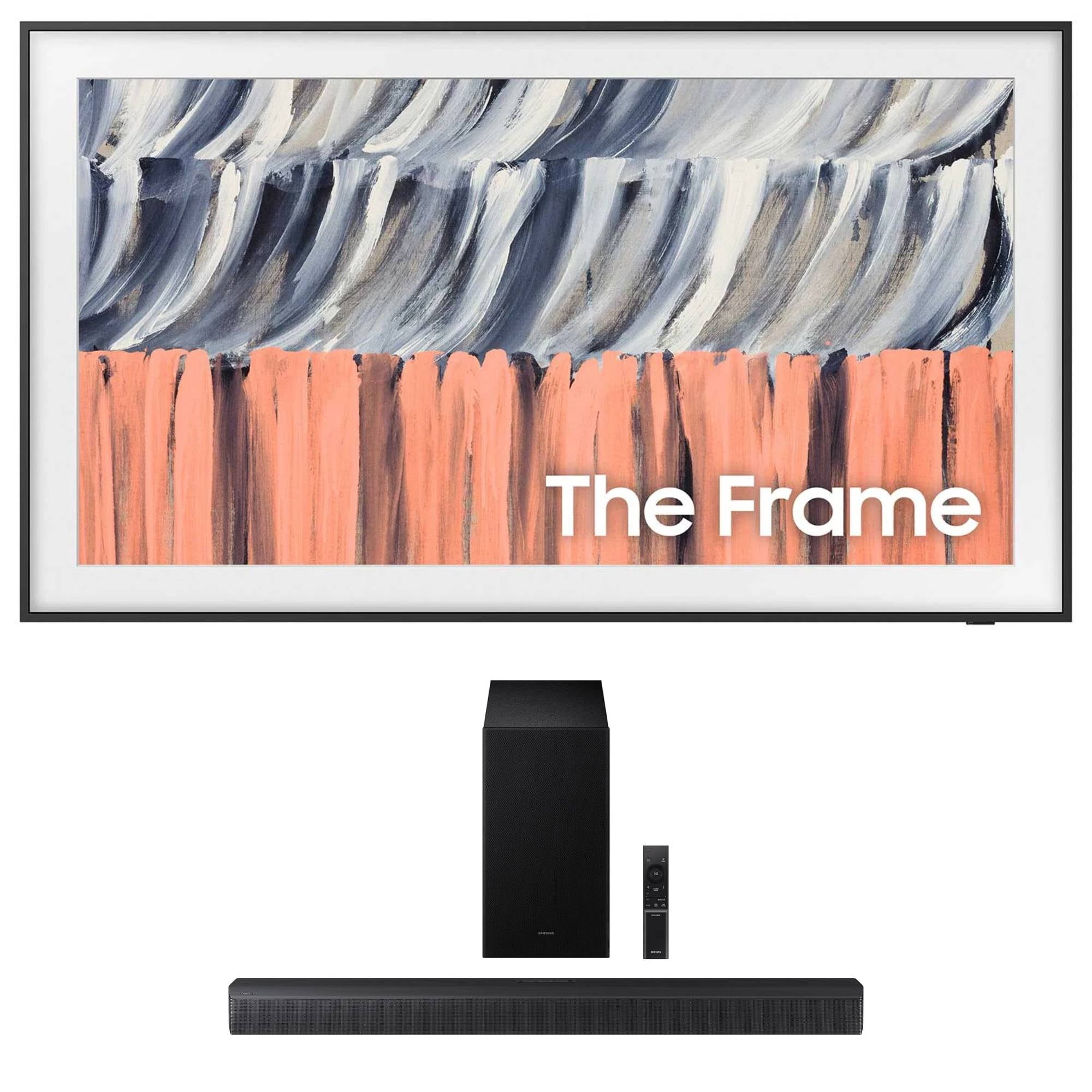 Samsung QN55LS03HE 55" QLED 4K TV with HW-B630F Soundbar and Sub (2026)