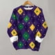 thumbnail image 2 of Sudadera con Capucha para Mujeres de Moda Suelta Cuello Redondo Imprimir Carnaval Manga Larga Sudadera Casual Invierno Top, 2 of 3