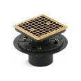 thumbnail image 3 of Kohler K-9136-BV Square Design Tile-In Shower Drain Finish: Vibrant Brushed Bronze, 3 of 12