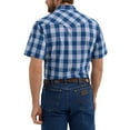 thumbnail image 4 of Wrangler® Men's and Big Men's Regular Fit Short Sleeve Western Shirt, Sizes S-5XL, 4 of 4
