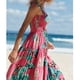 thumbnail image 4 of Vestido de tiras tela de poliéster transpirable falda larga de verano lavable a máquina para mujeres para fiesta en la playa para ropa de calle ANGGREK Otros, 4 of 7