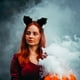 thumbnail image 4 of Diadema con orejas de gato, 2 uds., diadema para fiesta, tocado de Halloween, accesorio para disfraz de gato, 4 of 6