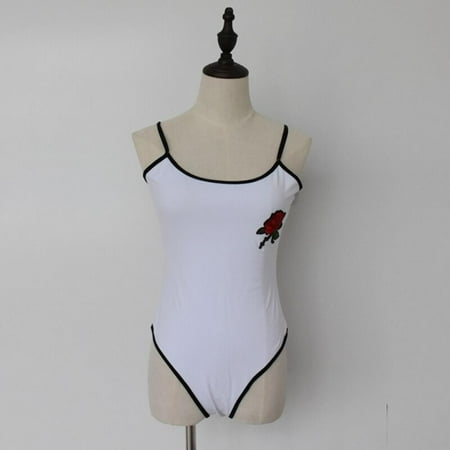 

Spree Women s Sleeveless Strap Stretch Bodysuit Sling Leotard Snap Bodysuit Seamless Wireless Solid Bra Fitness Bras Underwear