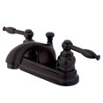 thumbnail image 1 of Kingston Brass Kb2605Kl - Grifo Central Para Baño, 4 Pulgadas, Bronce Aceitado, 1 of 1