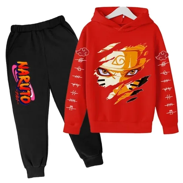 Sudadera con capucha de Naruto para ninos sueter con estampado de Kakashi Hatake Sasuke chandal informal de Cosplay Harajuku Tops geniales