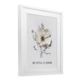 thumbnail image 2 of Stupell Industries Shabby Chic Be Still & Know Pressed Flowers White Framed Print Under Glass, 17 x 21, by Lettered and Lined, 2 of 8