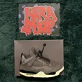 thumbnail image 1 of Ni - ke A MA Maniere x Jordan 4 Retro 'Violet Ore' Sneakers, 1 of 5
