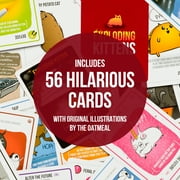 Exploding Kittens Original Edition - Hilarious for Family Game Night - Party Game - For Ages 7 and up - 56 Cards - 2-5 Players - 15 Minutes