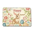 thumbnail image 2 of GFHFHITJ Easter Door Mat, Welcome Easter Bunny Egg Front Door Mat, No-Slip Entrance Porch Rugs for Vintage Rustic Yard Home Party Decor, 2 of 6