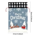 thumbnail image 2 of Large Festive Holiday Party Sacks With Drawstrings For Christmas Celebrations And Special Events, 2 of 5