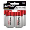 Rayovac Fusion D Batteries (4 Pack), Alkaline D Cell Batteries