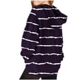 thumbnail image 3 of Bnwani Hoodies for Big Girls Crew Neck Long Sleeve Pockets Sweatshirt Striped Plaid Tops Pullover, 3 of 4