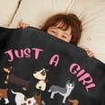 thumbnail image 3 of Yibo Fox Blanket Gifts for Women Fox Lovers Gifts Just A Girl Who Loves Foxes Blankets Cute Foxes Theme Christmas Birthday Gifts for Girls Kids Soft Comfy Fox Sheet, 3 of 7