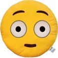 thumbnail image 3 of Emoji Coussin Émoticône Visage Vierge Peluche Douce, 32cm Jaune, 3 of 4