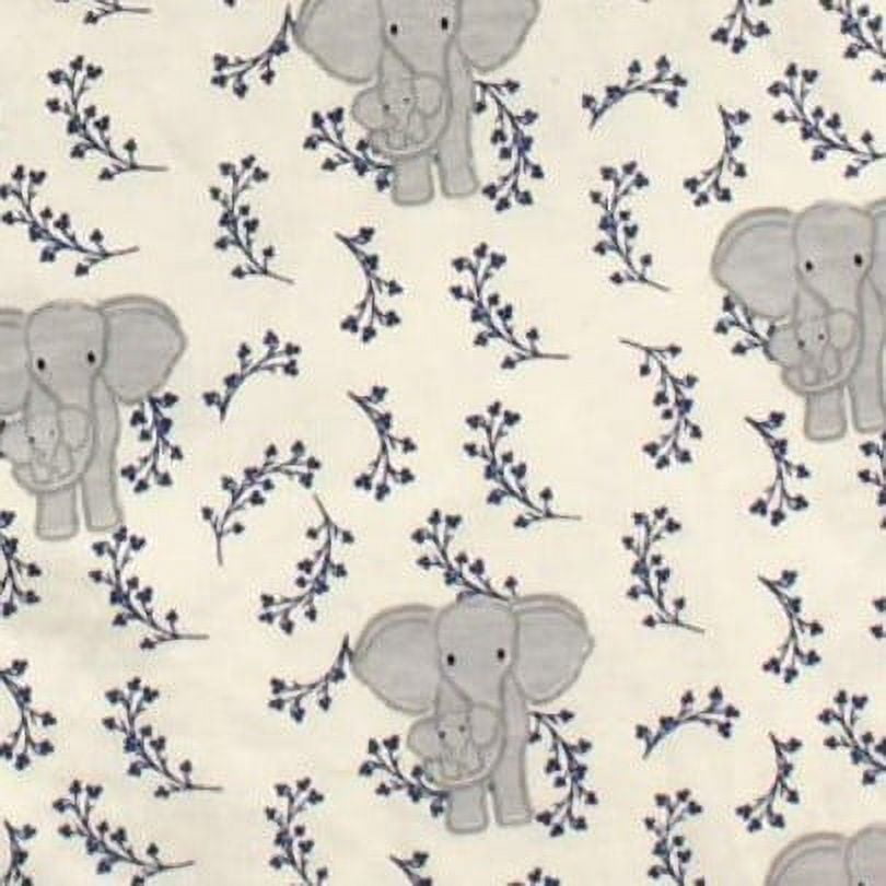Touched by Nature Baby Organic Cotton Sleeveless Wearable Sleeping Bag, Sack, Blanket, Elephant, 0-6 Months