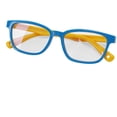 thumbnail image 1 of Kids Blue Light Blocking Glasses Soft Silicone Frame Flat Eyeglasses with Case Blu-Ray Filter Boy Girl Eyes Protection, 1 of 6