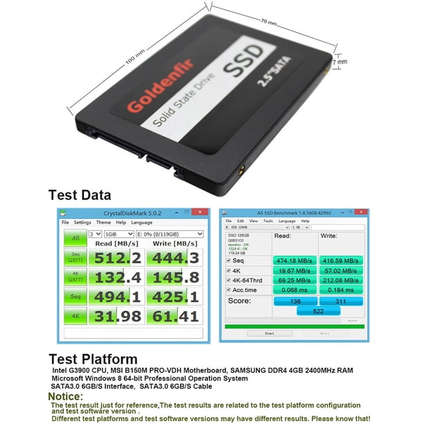 SATA3.0 SSD Internal Solid State Hard Disk Drive for Laptop