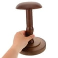 thumbnail image 5 of DRAFIDEEP Rustic Hat Display Stand For Home Decor Item Brown Solid Wood 1Pack, 5 of 8