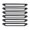6pcs black, variant on Cover Set Matte Black/Carbon Fiber Heavy Duty No Tool Needed Fit Most SUVs 2025