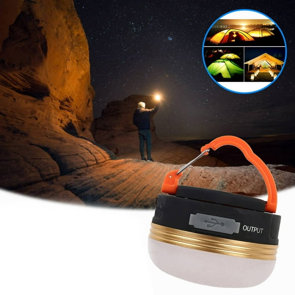 Danhjin Floodlight USB Rechargeable Portable LED Camping Lantern Tent Light Charger 2PCS Kitchen Gadgets
