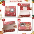 thumbnail image 4 of LELINTA 24pcs Christmas Cookie Boxes for Gift Giving Christmas Bakery Box with Window Large Kraft Holiday Baking Box with Lids for Pastries Cupcakes Candy Treat and Party Favor, 4 of 8