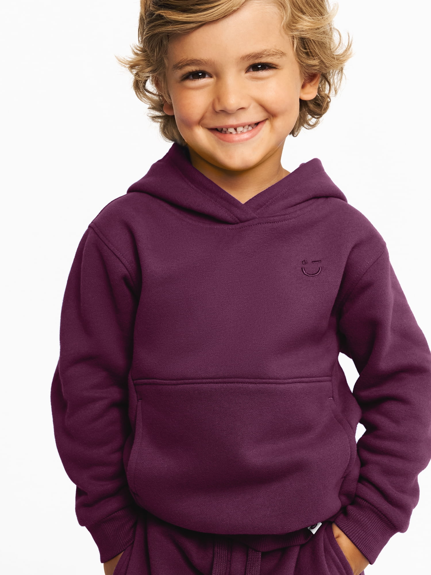 Color Mix by Garanimals Baby & Toddler Fleece Hoodie, Sizes 0–6T