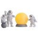 thumbnail image 2 of Estatuilla Colco de astronauta 4 piezas Amarillo plateado, 2 of 7