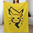 thumbnail image 5 of Pokemon Pikachu Throw Blanket Cute Flannel for Boys Girls Men Women, 5 of 7