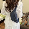 thumbnail image 2 of Bolso Hombro para Mujer Mochila Lona Sólida Compras, 2 of 9