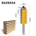 thumbnail image 3 of Yingyy 8mm Shank Finger Joint Router Woodwork Milling Cutter Bit Milling Cutter Tenon Knife 0.3x2.12 inches, 3 of 6