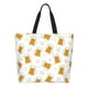 thumbnail image 1 of Balery Beer Bolsa Tote Estilo Estético con Cremalleras, Bolsa de Hombro, Bolsa de Compras Grande y Plegable, 1 of 8