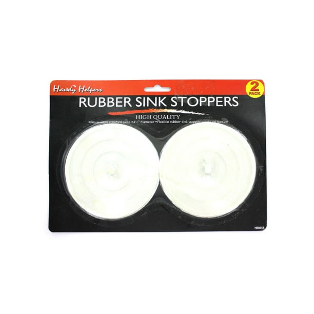 Rubber Sink Stoppers, 24 Count