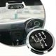 thumbnail image 2 of unidad Tapa de pomo de palanca de cambios de 5 velocidades para coche, emblema superior compatible con Vauxhall y Opel Astra H Corsa D 2004-2010, color negro + plata. Accesorios para coche., 2 of 5