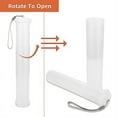 thumbnail image 2 of 4 Pack Extendable Plastic Paint Brush Case, Clear Long Paint Brush Holder Tube, Storage Pencil Container, 2 of 5