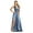 Dusty Blue, variant on Women's May Queen MQ1723 Long Bridesmaids Dress Maxi Sleeveless Wedding Guest Gown Blush Pink 4