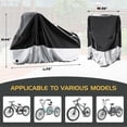 thumbnail image 2 of Adult Tricycle Cover Trike Cover, 3 Wheeled Bicycle Bike Cover for Outdoor, 2 of 5