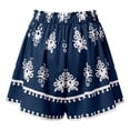 thumbnail image 4 of MKLEKYY Pantalones Cortos Estampados Suaves Estilo Vacaciones Para Mujer, 4 of 4