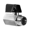 thumbnail image 5 of Mini Ball Valve Brass, Male X Female Thread Air Compressor, Made of Copper, Regulate and Control Air, Oil and Water, Suitable for Regular Operation, Lightweight, Small Fluid, 5 of 5