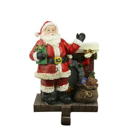 6 25 quot santa claus and chimney with holiday gifts christmas 6 25 quot santa claus and chimney with holiday gifts christmas