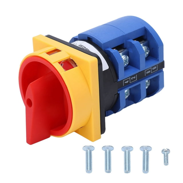 Interruptor de cambio universal Interruptor selector de leva rotatorio Tipo bloqueable Carga de 63 A CA 240 V 440 V