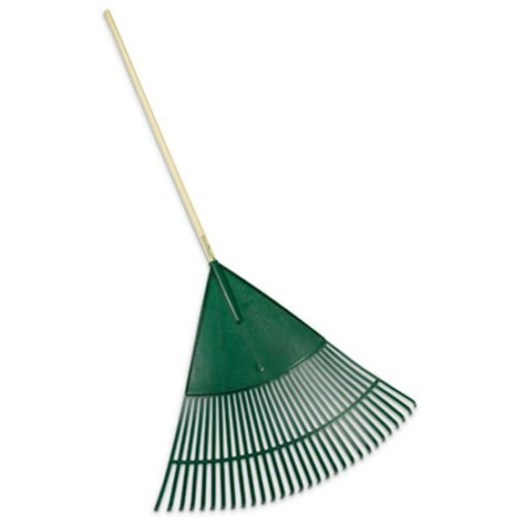 The Ames Companies 683964 30 in. Green Thumb Polyethylene Lawn Rake