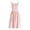 Pink, variant on Esquirla Cotton Kitchen Apron with Pockets Machine Washable Coffee Server Apron Barista Apron Gardening Apron for Farmhouse Cafe