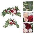 thumbnail image 3 of 2 uds arreglo Floral Swag Garland flores, pantalla colgante decorativa planta decoración de decoraciones de fondo Soledad Guirnalda de flores, 3 of 10