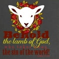 thumbnail image 2 of CafePress - Lamb Of God Maternity T Shirt - Maternity Dark T-Shirt, 2 of 3