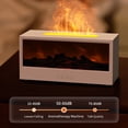 thumbnail image 3 of Cheminée à Flamme 3D Machine d'Aromathérapie Humidificateur Coloré avec Télécommande, 3 of 9