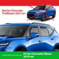 thumbnail image 3 of Goodyear Shatterproof in-Channel Window Deflectors for Chevrolet (Chevy) Blazer 2019-2026, Rain Guards, Window Visors for Cars, Vent Deflector, Car Accessories, 4 pcs - GY008035, 3 of 8